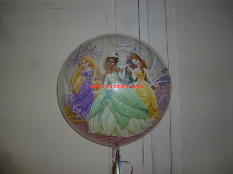 Bubble Ballon Princess Rückseite