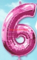 Folien-Ballon-Zahl-6-pink