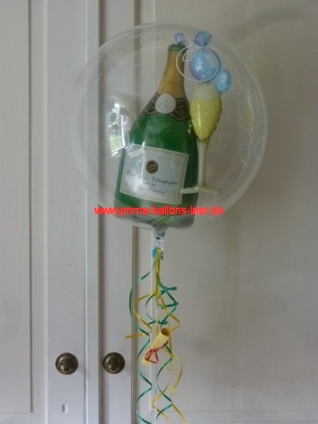 Folien-Ballon-Sektflasche