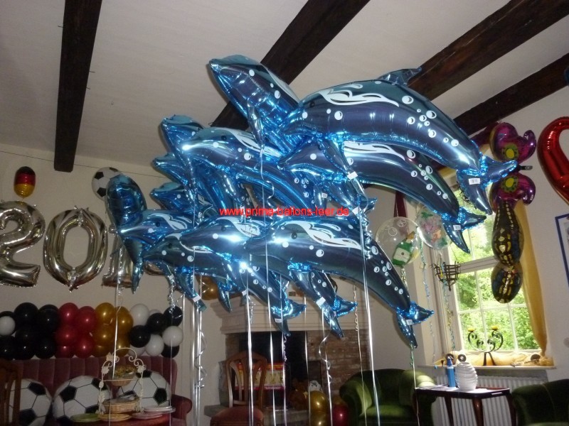 Folien-Ballon-Delphin
