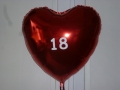 Folien-Ballon-Herz-Rot-18-B-Day