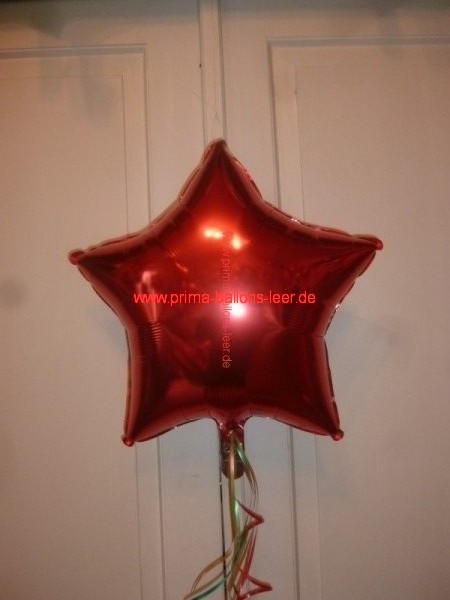 Folie Ballon Stern 45 cm Rot
