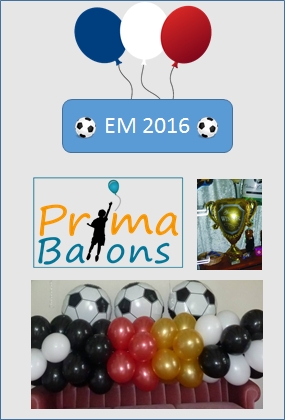 EM 2016 Prima Ballons Leer