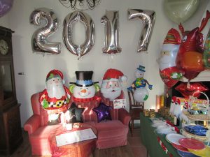 Weihnachten 2017 Laden weihnachtliche Ballons Weihnachtsballons
